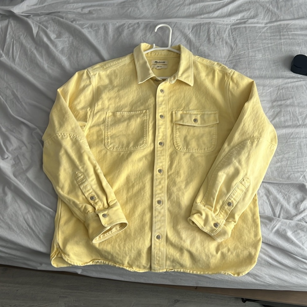 Madewell Garment dyed work shirt